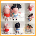 2014 best toys, plush toys ,plush pig ,soft cotton pig toys, stuffed plush pink pig toy